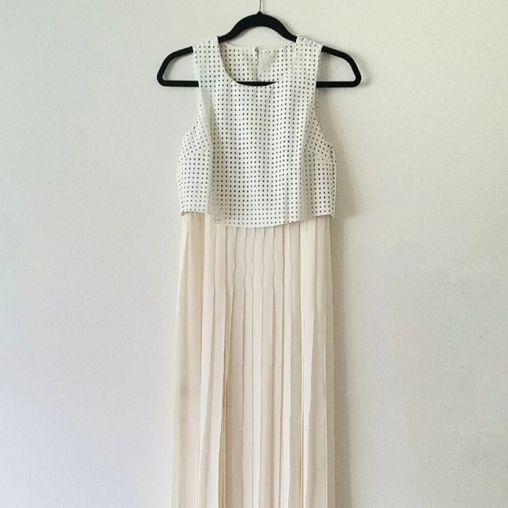BCBG Pleated Maxi Dress